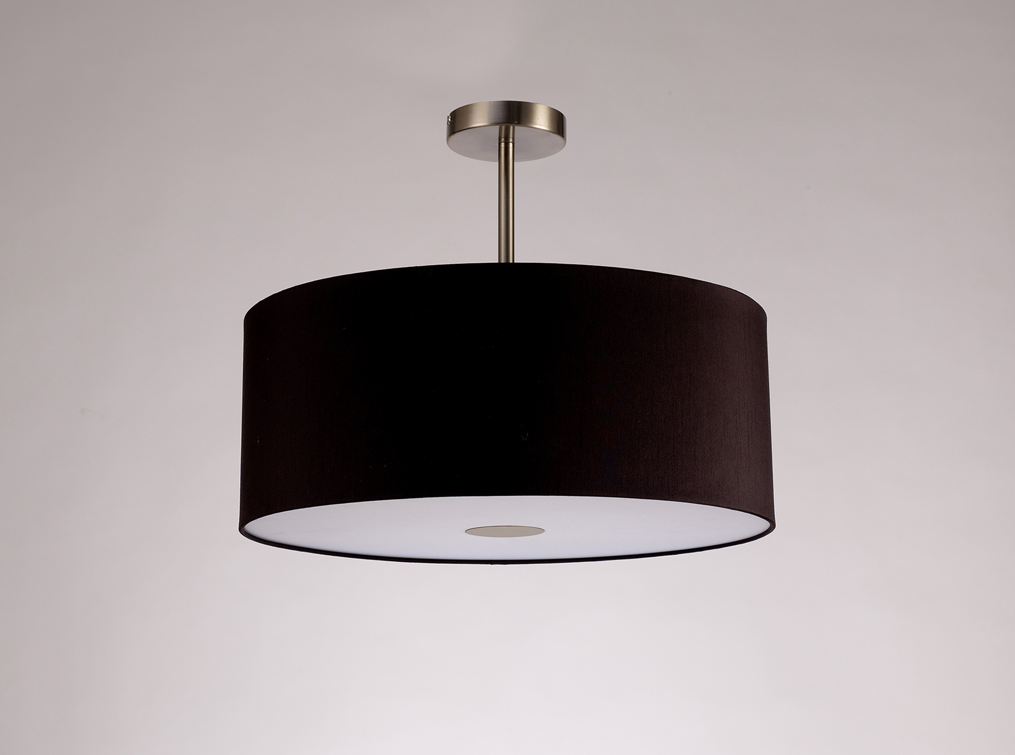 Baymont SN BL/GR Ceiling Lights Deco Semi Flush Fittings